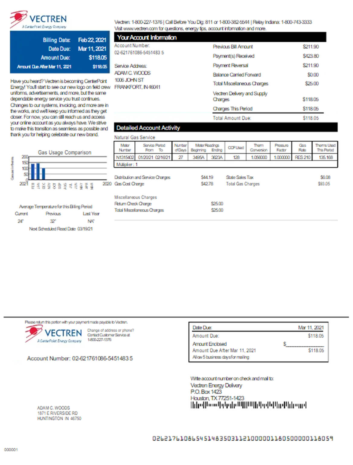 United States Utility Bill Templates - FreeUtilityBills.net