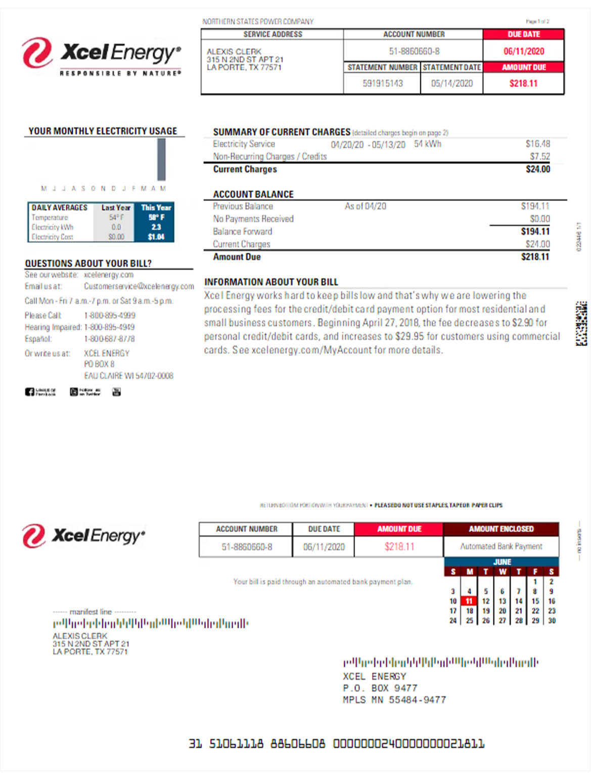 United States Utility Bill Templates - FreeUtilityBills.net